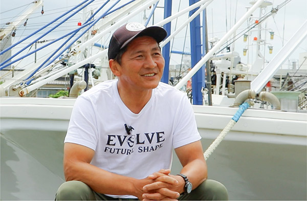 日本有数の好漁場でまき網漁を行う伊東秀悟さん