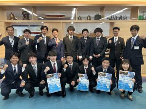 船と漁業を知る授業 集合写真