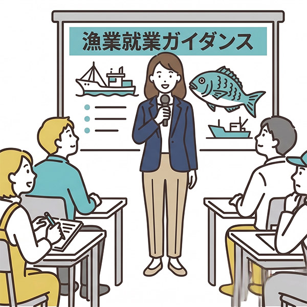 漁業就業ガイダンスイラスト
