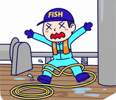 海中転落・足場での転倒